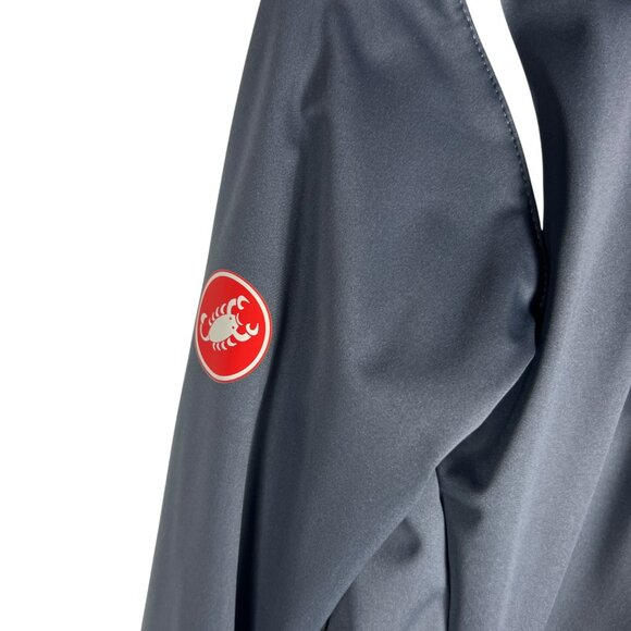 NWT Castelli Cycling Alpha Doppio RoS Jacket in Blue Silver 4523505 456 Size M - Picture 2 of 15